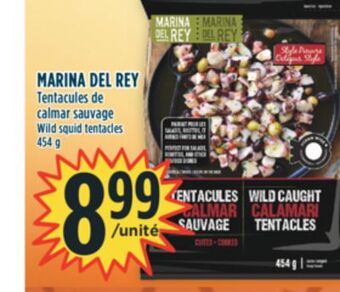 Marché Adonis Marina del rey tentacules de calmar sauvage offer