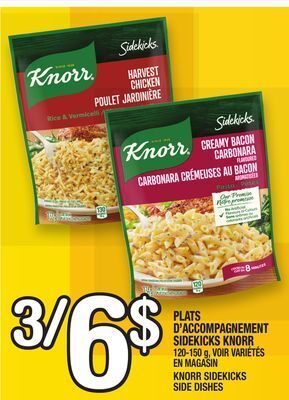 Marche Ami Plats d'accompagnement sidekicks knorr | knorr sidekicks side dishes offer