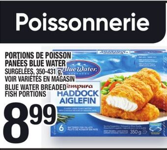 Marche Ami Portions de poisson panées blue water | blue water breaded fish portions offer