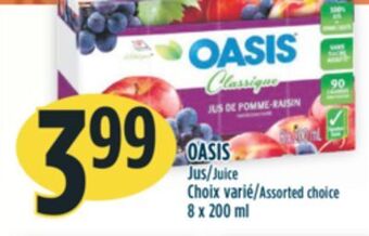 Marché Adonis Oasis jus offer