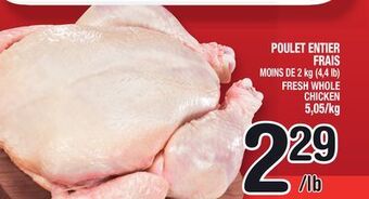 Marche Ami Poulet entier frais | fresh whole chicken offer