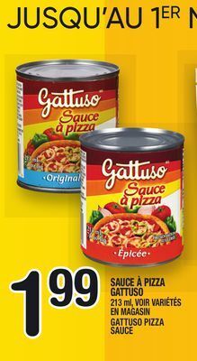Marche Ami Sauce à pizza gattuso | gattuso pizza sauce offer