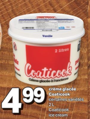 L'Intermarché Crème glacée coaticook 2 l offer