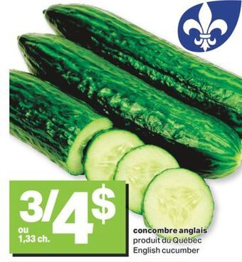 L'Intermarché Concombre anglais offer