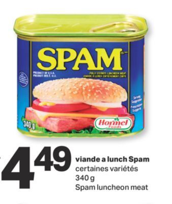 L'Intermarché Viande a lunch spam, 340 g offer