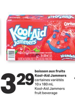 L'Intermarché Boisson aux fruits jammers 10 x 180 ml offer
