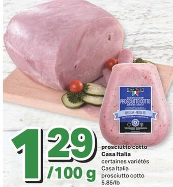 L'Intermarché Prosciutto cotto , 5,85/lb offer