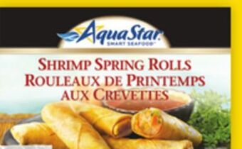 Giant Tiger Aqua star shrimp spring rolls offer