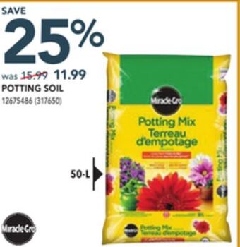 Réno Dépôt Potting soil offer