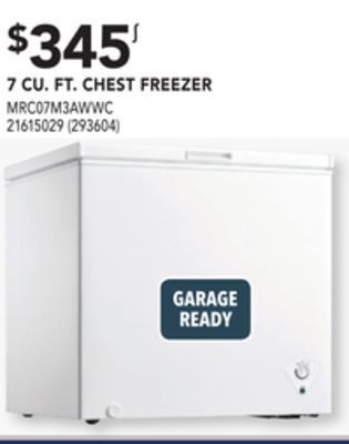 Réno Dépôt Midea 7 cu. ft. chest freezer offer