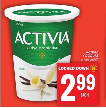Food Basics ACTIVIA YOGOURT offer
