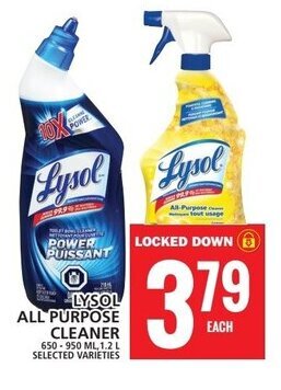 Food Basics LYSOL ALL PURPOSE CLEANER offer