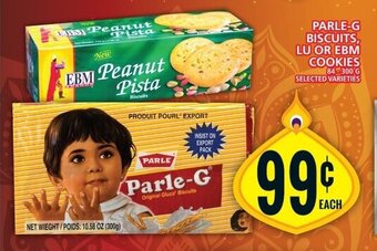 Food Basics PARLE-G BISCUITS, COOKIES 84-300 G offer