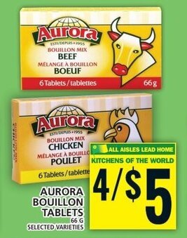 Food Basics AURORA BOUILLON TABLETS offer