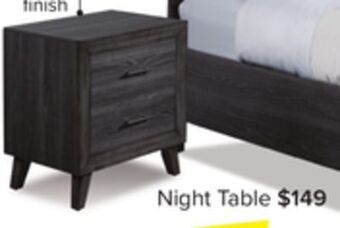 Leon's Miller night table - grey offer