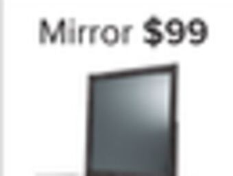 Leon's Miller mirror - grey offer