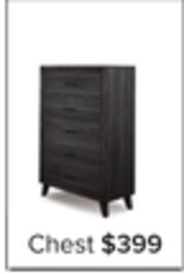 Leon's Miller 5 drawer chest - grey offer