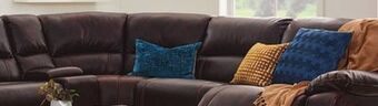 Leon's Santorini 6-piece power reclining sectional - walnut offer