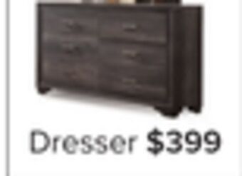 Leon's Sophie 6 drawer dresser - weathered grey offer