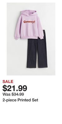 H&M 2-piece printed set offer