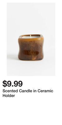 H&M Scented candle in ceramic holder offer
