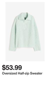 H&M Oversized half-zip sweater offer