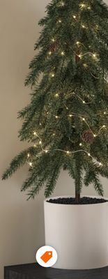 Home Depot Home accents holiday 26-inch christmas led tabletop potted tree offer