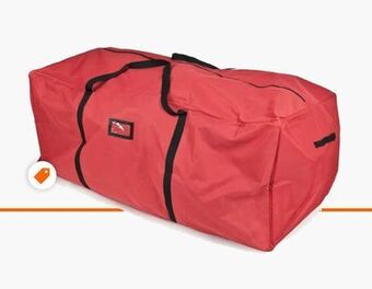 Home Depot Northlight 59 extra large christmas tree storage bag - fits 6-9' artificial trees offer