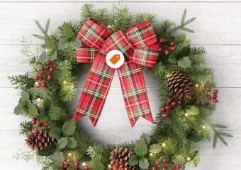 Home Depot Wreath 1 - hah 26in 35l ww holly with berries wreath led offer
