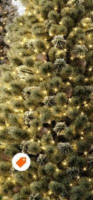 Home Depot Home accents holiday 7.5 ft sparkling amelia pine led pre-lit artificial christmas tree with 600 warm white micro fairy light offer
