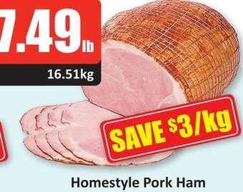 Starsky Homestyle pork ham offer