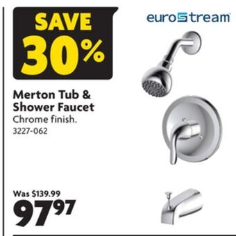 Home Hardware Merton tub & shower faucet offer