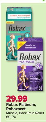 PharmaChoice Robax platinum, robaxacet muscle, back pain relief offer