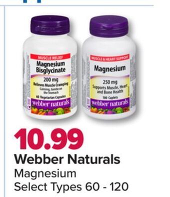 PharmaChoice Webber naturals magnesium offer