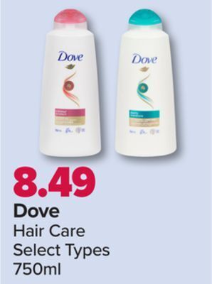 PharmaChoice Dove hair care offer