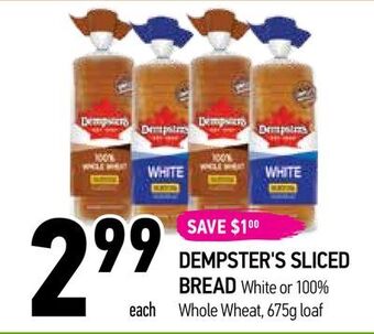 Coppa's Fresh Market Dempster's sliced bread offer