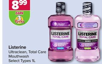 PharmaChoice Listerine ultraclean, total care mouthwash offer