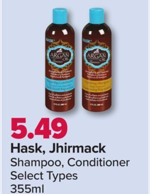 PharmaChoice Hask, jhirmack shampoo, conditioner offer