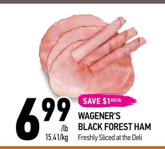 Coppa's Fresh Market Wagener's black forest ham offer