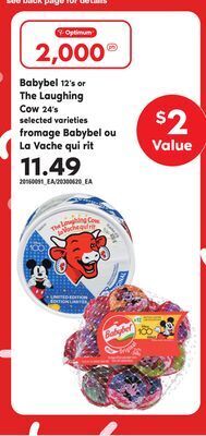 Independent City Market Fromage babybel, 12's ou la vache qui rit, 24's offer