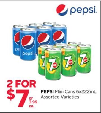 Rexall Pepsi mini cans offer