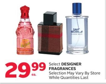 Rexall Select designer fragrances offer