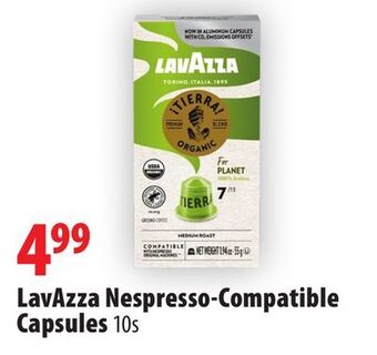 Lavazza nespresso-compatible capsules