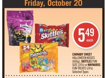 Shoppers Drug Mart Carnaby sweet offer