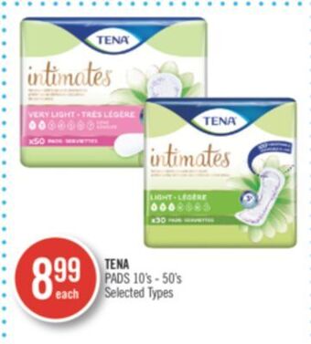 Shoppers Drug Mart Tena pads offer