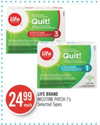 Shoppers Drug Mart Life brand nicotine patch offer