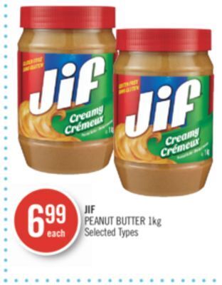 Shoppers Drug Mart Jif peanut butter offer