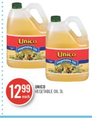 Shoppers Drug Mart Unico vegetable oil offer