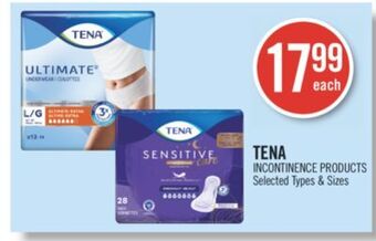 Shoppers Drug Mart Tena incontinence products offer