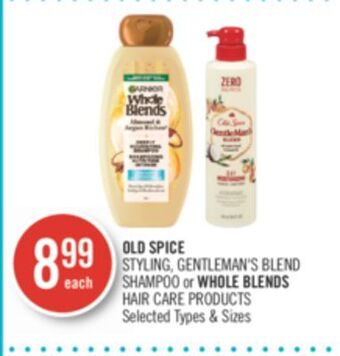 Shoppers Drug Mart Old spice styling, gentleman's blend shampoo offer